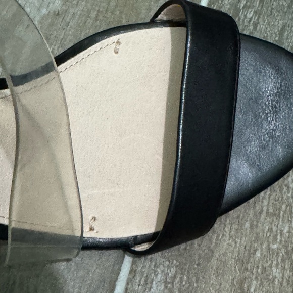 Louise et Cie Black Ankle Strap Heels - Picture 4 of 10